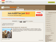 Tablet Screenshot of agendafromage.com